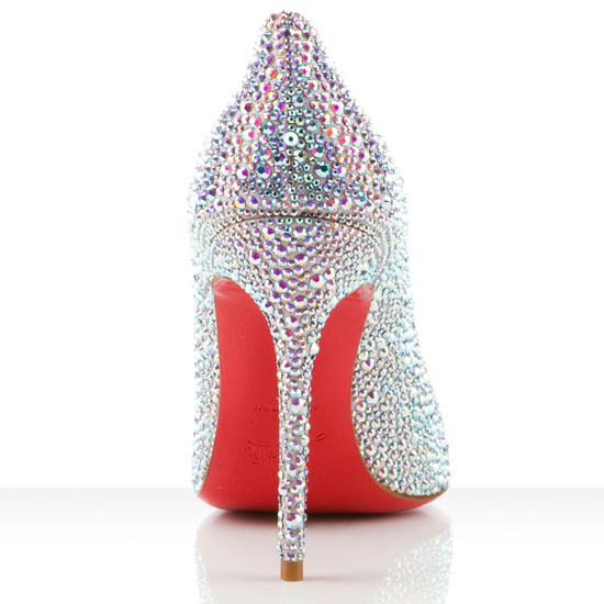Christian Louboutin Fifi Strass 100mm Special Occasion Aurora Boreale